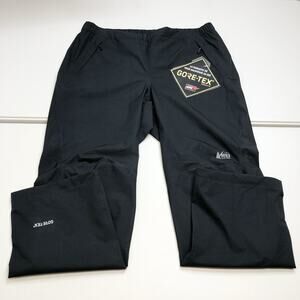 New REI Co-op XeroDry GTX Pants Women's Size XL Black Gore-Tex